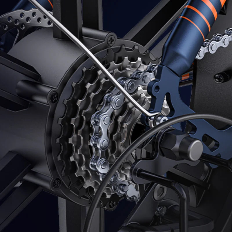 ENGWE M20 2.0: Ultimate 750W Electric Bike chain and gear mechanism for efficient power transfer.