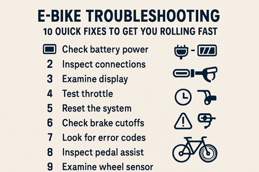 Ebike Troubleshooting: 10 Quick Fixes to Get You Rolling Fast