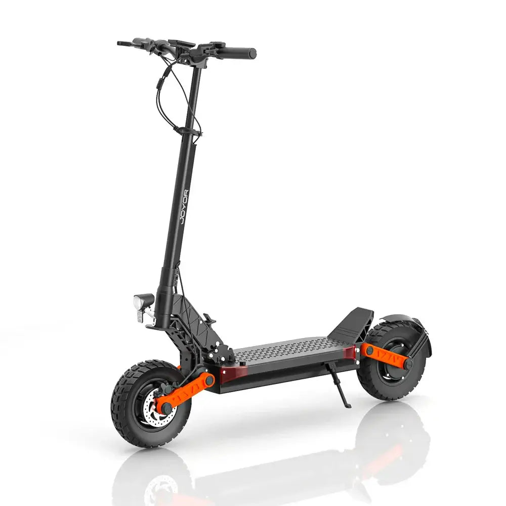 Electric scooter with large tires and a sleek design, ideal for commuting and recreational use.