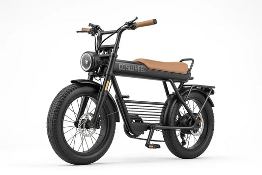Coswheel CT20 Electric Fatbike with 1500W motor and 20-inch fat tires, perfect for adventure and city commuting.