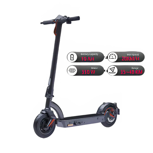350W Electric Scooter - Long Range & Portable with display features and sleek design.