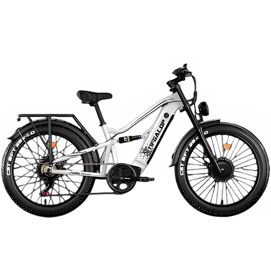 Tifgalop ES7 Pro 3000W Electric Bike showcasing its sleek design and robust features.