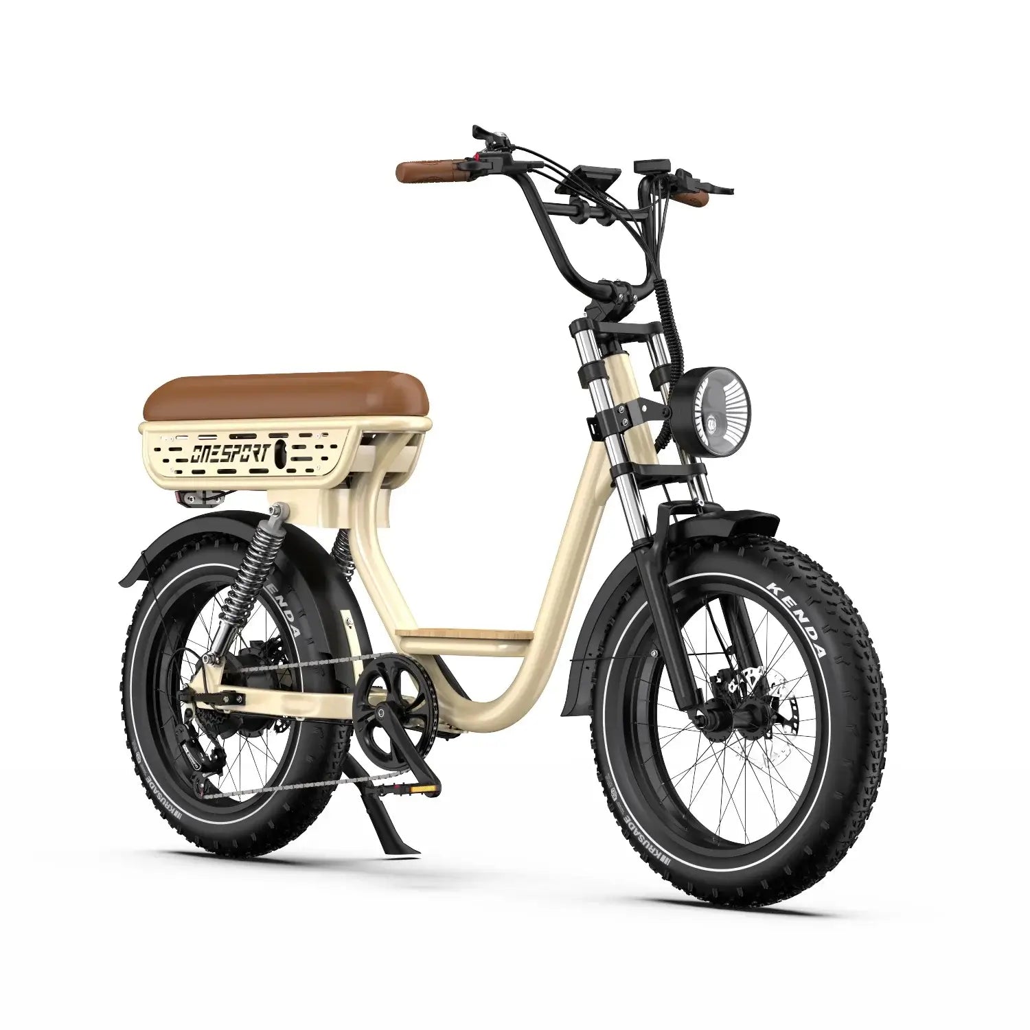 ONESPORT W77 500W Urban E-Bike - 20" Tires in a stylish design, perfect for urban commutes.