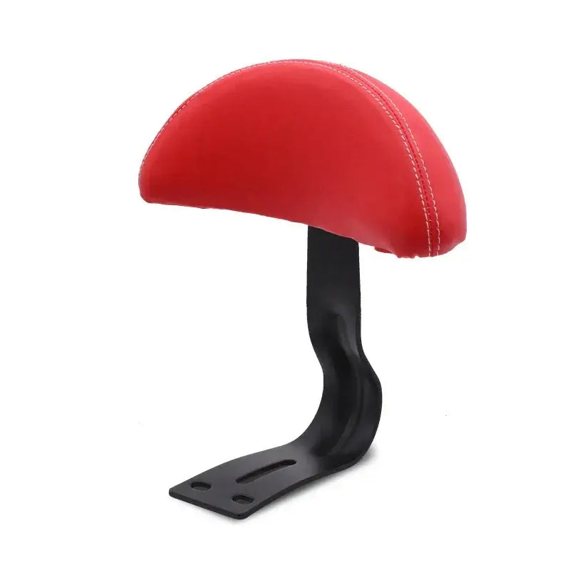 Durable Electric Bike Backrest Cushion in red, designed for comfort and support on electric bikes.