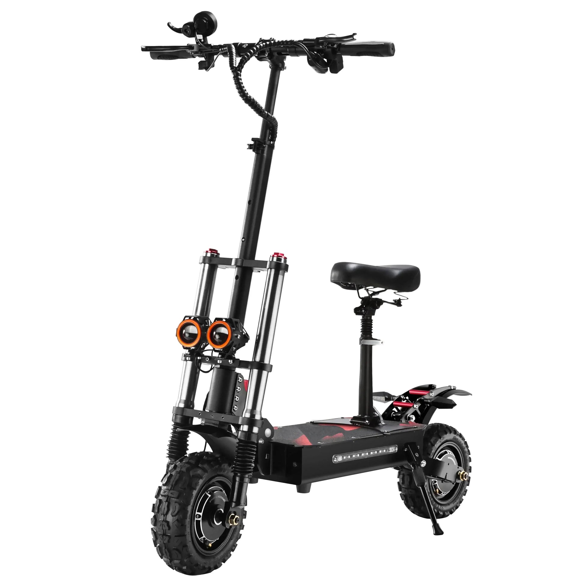 6000W Urban Off-road Electric Scooter featuring a dual fold design and durable explosion-proof tires for adventure.