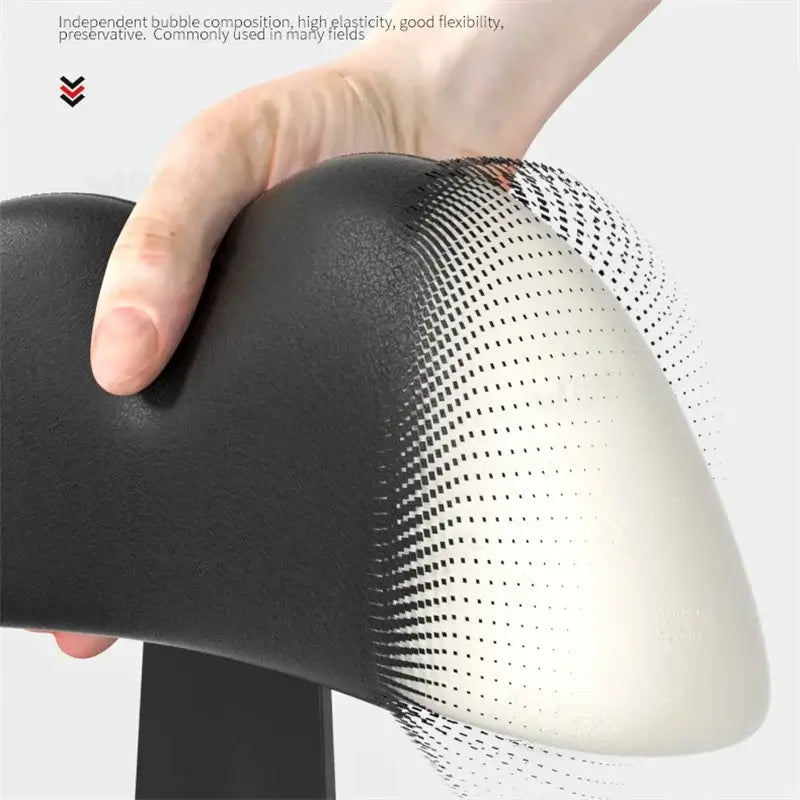 Durable Electric Bike Backrest Cushion demonstrating high elasticity and flexibility in ergonomic design.