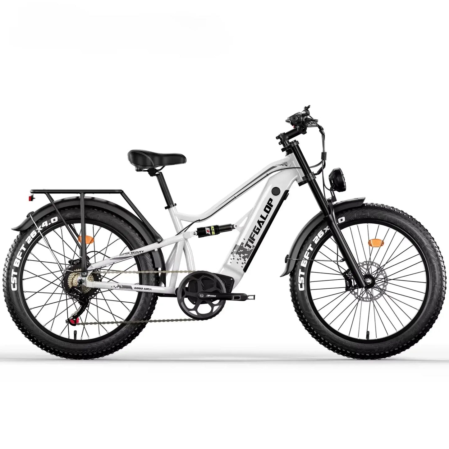 Tifgalop ES7 Pro 3000W Electric Bike with fat tires and robust design for adventure and commuting.