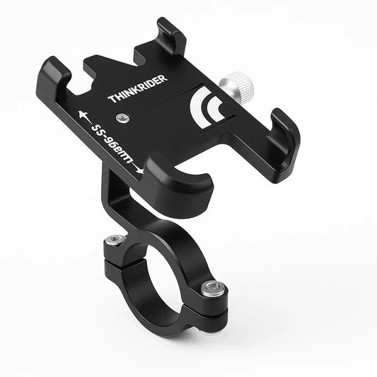 ThinkRider Anti-Vibration Bike Phone Stand designed for secure phone mounting on mountain and road bikes.