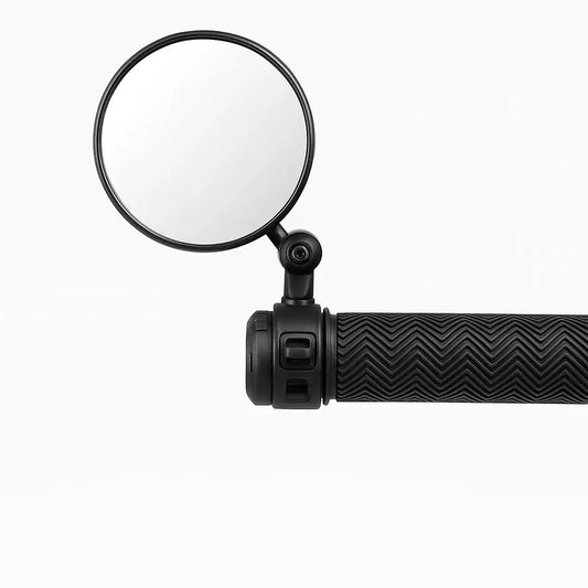 Xiaomi M365 electric scooter rearview mirror mounted on a handlebar for enhanced safety and visibility.
